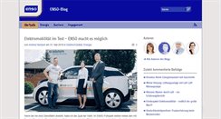Desktop Screenshot of enso-blog.de